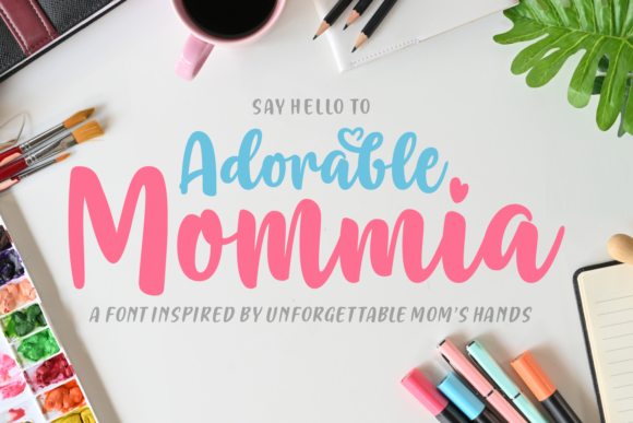 Adorable Mommia: A Whimsical Font for Business Branding