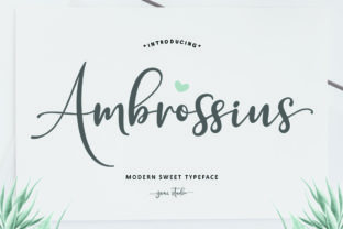 Ambrossius Script: A Handwritten Font for Creative Makers