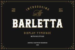 Barletta: A Bold Serif for Timeless Design