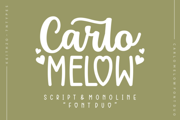 Carlo Melow Duo: A Script Handwritten Typeface