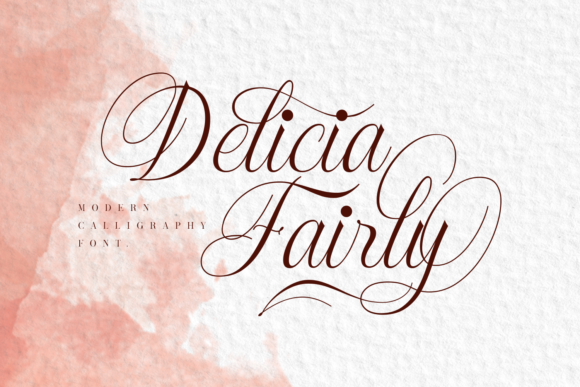 Delicia Fairly: A Sweet Script Font