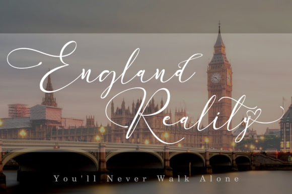 England Reality Font for Professional Branding