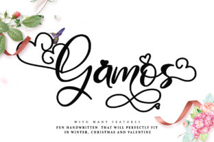 Gamos Font: Elegant Wedding Script