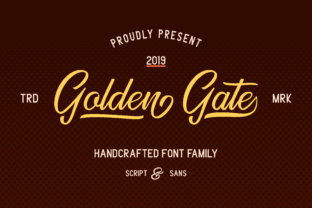Golden Gate Duo: A Stylish Font for Editorial Design
