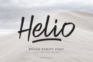 Helio: A Bold Handwritten Font for Impact