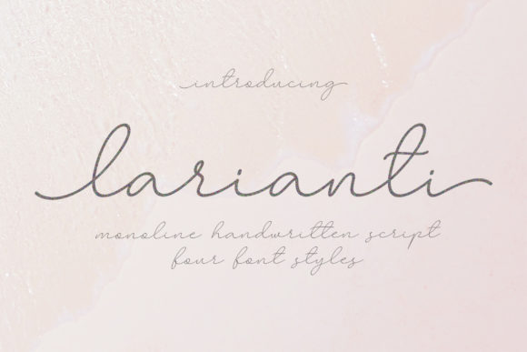 Larianti Monoline Font for Web Design
