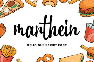 Marthein: A Playful Handwritten Font