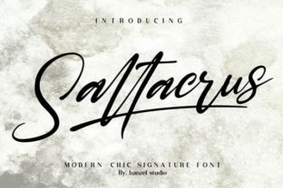 Saltacrus: A Cute Signature Font