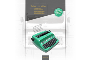 Selectric Elite: A Bold Typewriter Font