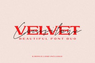 Velvet Lousitone Duo: A Font for Creative Campaigns