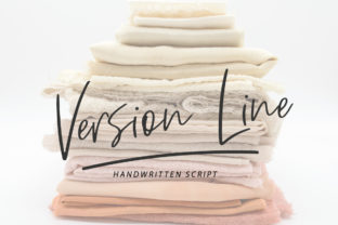 Version Line: A Stylish Script Font for Web Design