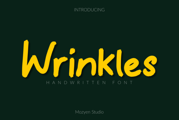 Wrinkles Font: Playful & Professional