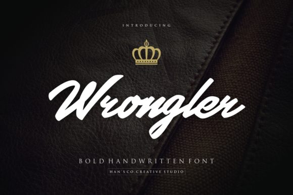 Wrongler: A Handwritten Font for Creative Expression