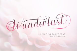 Wunderlust: A Romantic Script Font